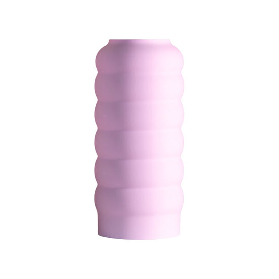 Pasztell rózsaszín, hullámos modern váza "Blush wave Vase"