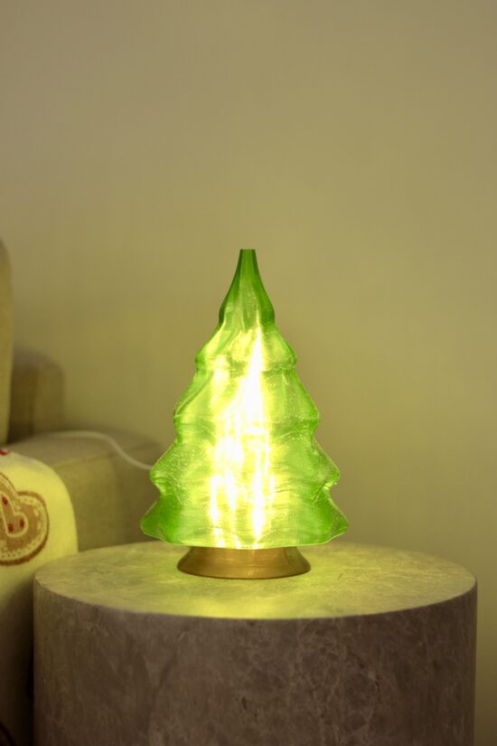 Zöld karácsonyfa LED lámpa USB csatlakozással 